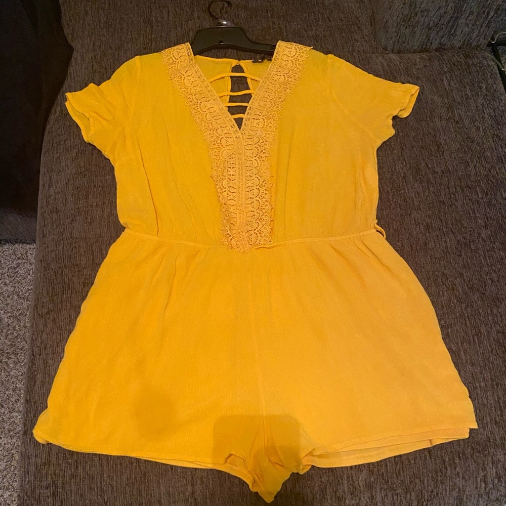 Sun Yellow Breezy Romper